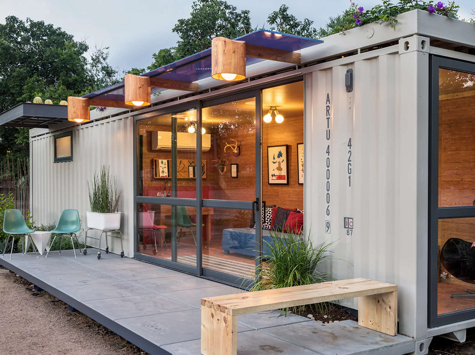 the Rustic geust house